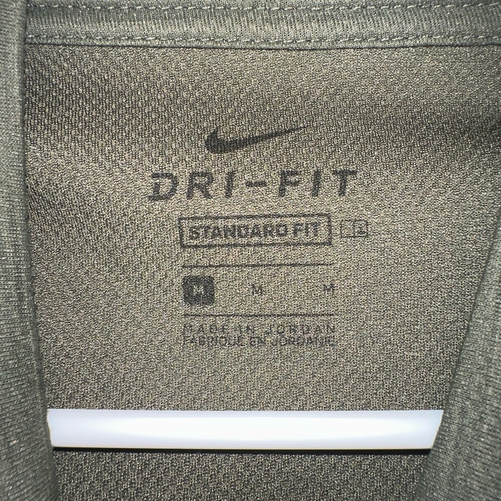 Nike Men's Hunter Green Long Sleeve Pullover - Picture 3 of 3